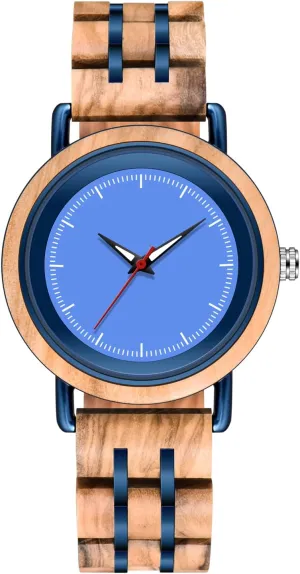 Combined with await aim protest Quartz Movement Mens Watches Dentily Men's Wood Watch Stylish Wooden Stainless Steel 