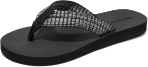 Comfortable aggression Flip Flops Lightweight Arch Support Summer Thong Sandals NewDenBer Women's 