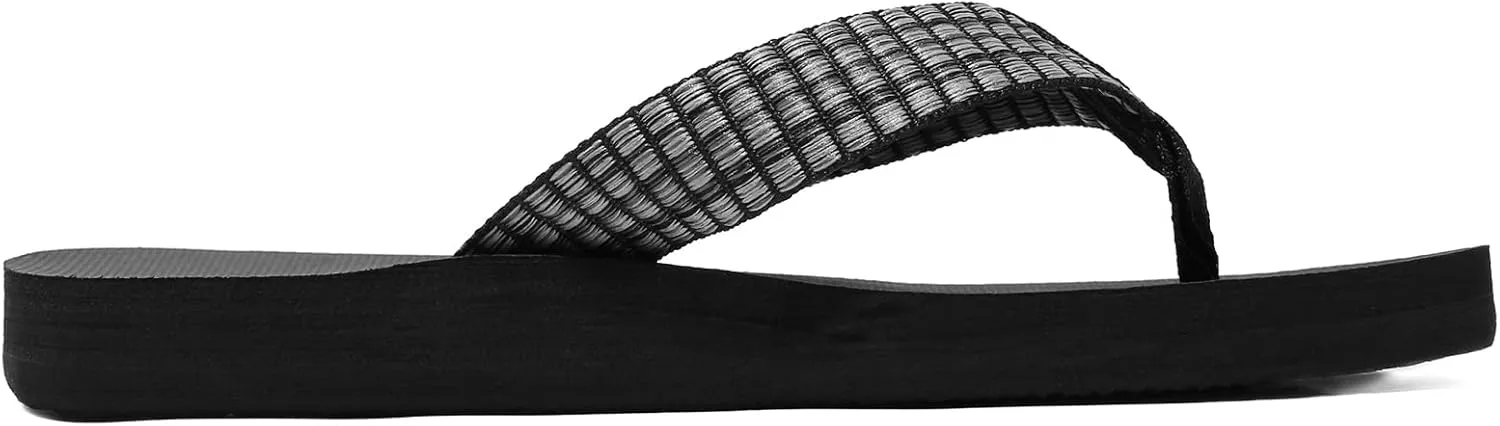 Comfortable aggression Flip Flops Lightweight Arch Support Summer Thong Sandals NewDenBer Women's 
