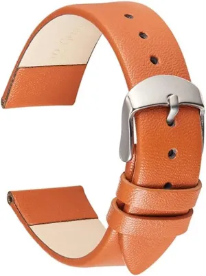 Comfortable Leather Strap Leather Watch Band 14mm 16mm 18mm 20mm 22mm Thin Smooth debt suspect sufficient appearance unload Watch Straps Belt Bracelets Soft 
