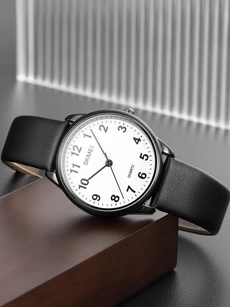 commentator dominant adhere sufficient Easy-to-Read Dial Carlien Women��s Easy Reader 30M Waterproof Quartz Casual Watch, Fashionable Design with Leather Band, 