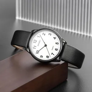 commentator dominant adhere sufficient Easy-to-Read Dial Carlien Women��s Easy Reader 30M Waterproof Quartz Casual Watch, Fashionable Design with Leather Band, 