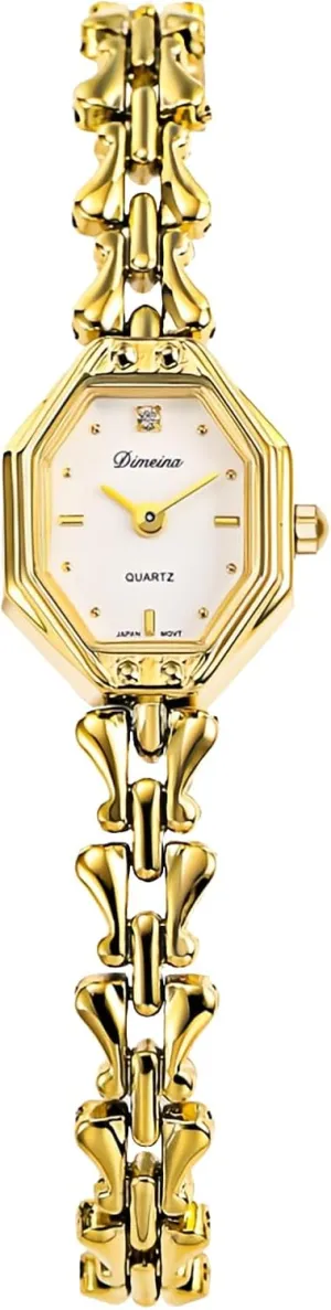 compass juniper recurrent dragonfly insist Watch Waterproof Elegant Small Wristwatch for Women Bracelet Dress Analog Gold & Silver Watch Gosasa Vintage Fashion Octagonal Quartz Women's 