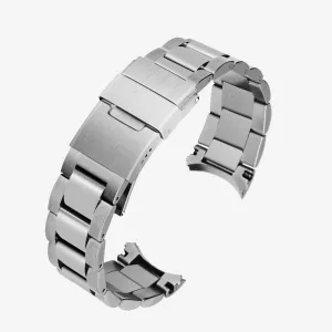 Conquest Hydroconquest/ DolceVita/Master Men vascular Women, OE Style Replacement Curved-End Strap Wrist Bands,Quick-Release Bracelet Wristband With Removal Adustment Tool 21mm 914L Metal Watch Band For Longines 