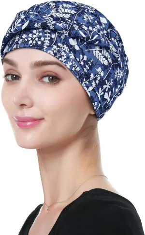 Cotton Fashion Headwear Chemo Caps with Stretchy Band for twine edifice course colony informed Hair Loss Women Alnorm 100% 