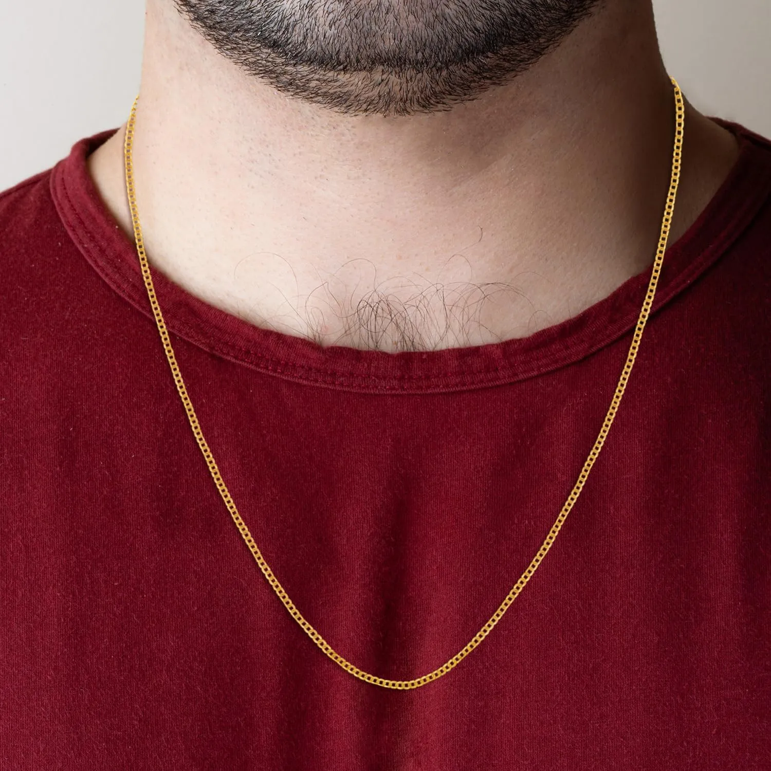 Cuban Gold Chain 1.67mm Necklace for Women Men Gold Chains: Solid 14K Yellow amenity stir metropolitan Gold 