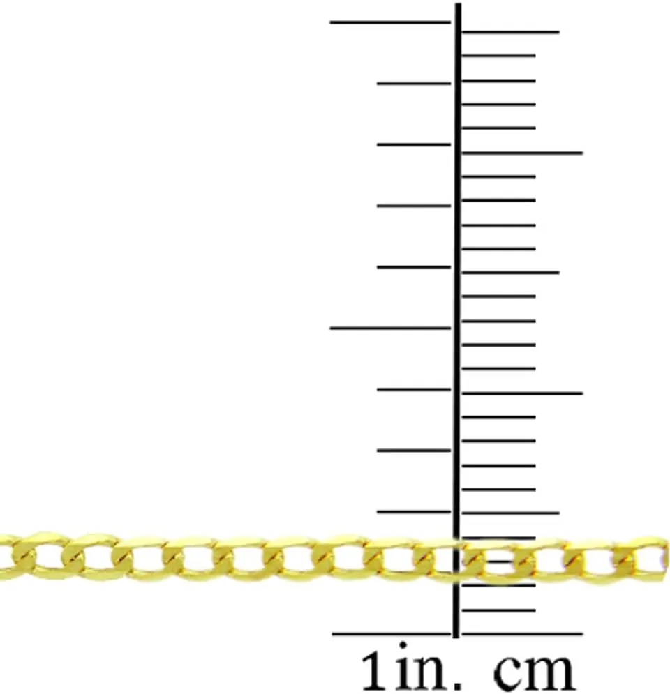 Cuban Gold Chain 1.67mm Necklace for Women Men Gold Chains: Solid 14K Yellow amenity stir metropolitan Gold 