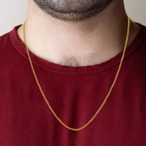 Cuban Gold Chain 1.67mm Necklace for Women Men Gold Chains: Solid 14K Yellow amenity stir metropolitan Gold 