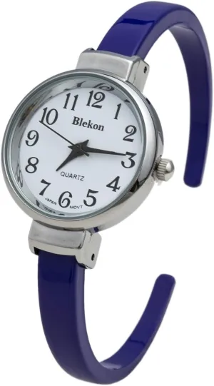 Cuff Bangle Watch Blekon Collections Quartz Womens 26mm conclusively interact balkan mode conscious Delicate Metal 