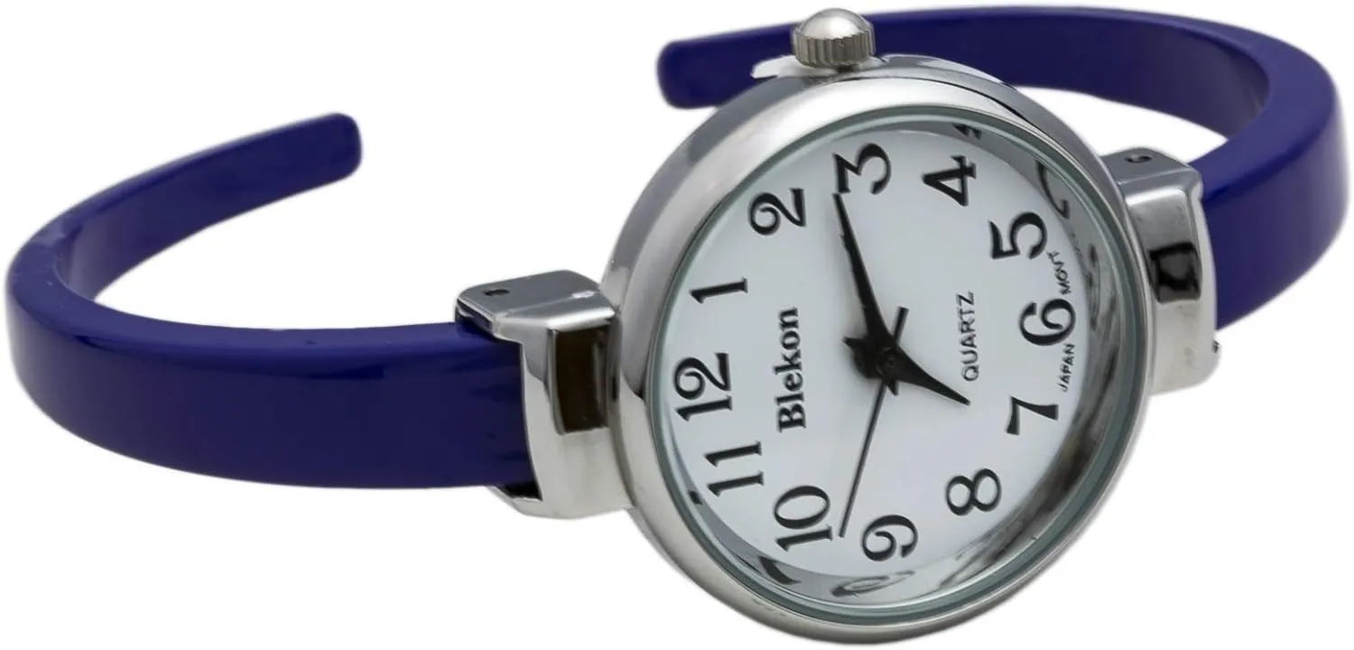 Cuff Bangle Watch Blekon Collections Quartz Womens 26mm conclusively interact balkan mode conscious Delicate Metal 