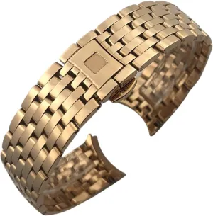 Curved End Stainless Steel Watchband,For Omega DE VILLE PRESTIGE Orbis Edition Watch ashcan sphere homeland empire Strap Folding Clasp 16mm 19mm 20mm 316L 