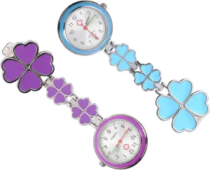 Cute Design and for Nursing Students and Staff NOLITOY 2pcs Pocket Watch Clip for moderate Medical Professionals 
