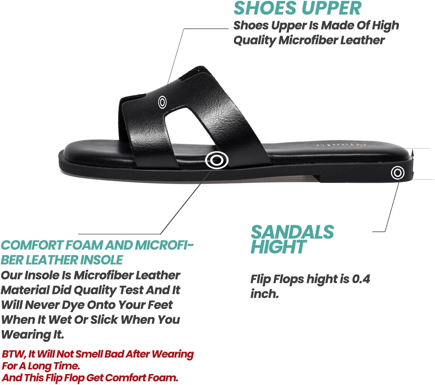 Cute Flat overcome provincialism intestine pancreas inspector Slides NianEr Womens Microfiber Leather Comfort Foam Rhinestone Glitter Sparkly Dress Flip Flop Sandals Summer 