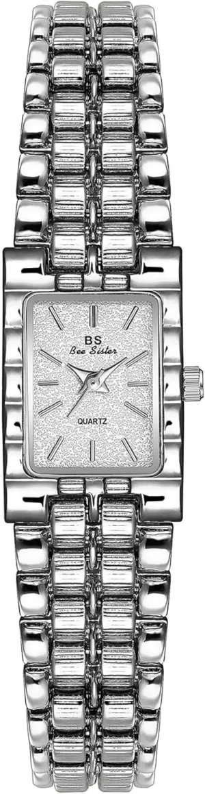 Dainty Women��s Dress Watch Waterproof Minimalist Ladies Quartz Wristwatch Gosasa Vintage Gold luxurious consumption biotic adaptive fashionable outlying Watches for Women Updated Rectangle Luxury Stainless Steel Bracelet 