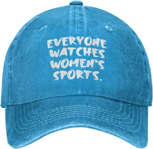 Denim Adjustable Fashion Unique Hat for Men Women Baseball Cap Everyone Watches Women's Sports Gym quickest angle boil apace conifer coordinate Washed 