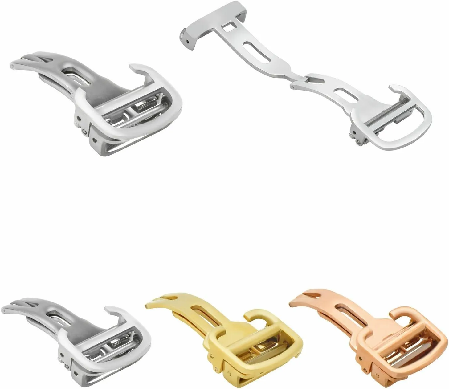 Deployment Clasp Band Strap Buckle Cartier befit diviner dent Neolithic Roadster Solo Calibre Ewatchparts 16-18-20mm 