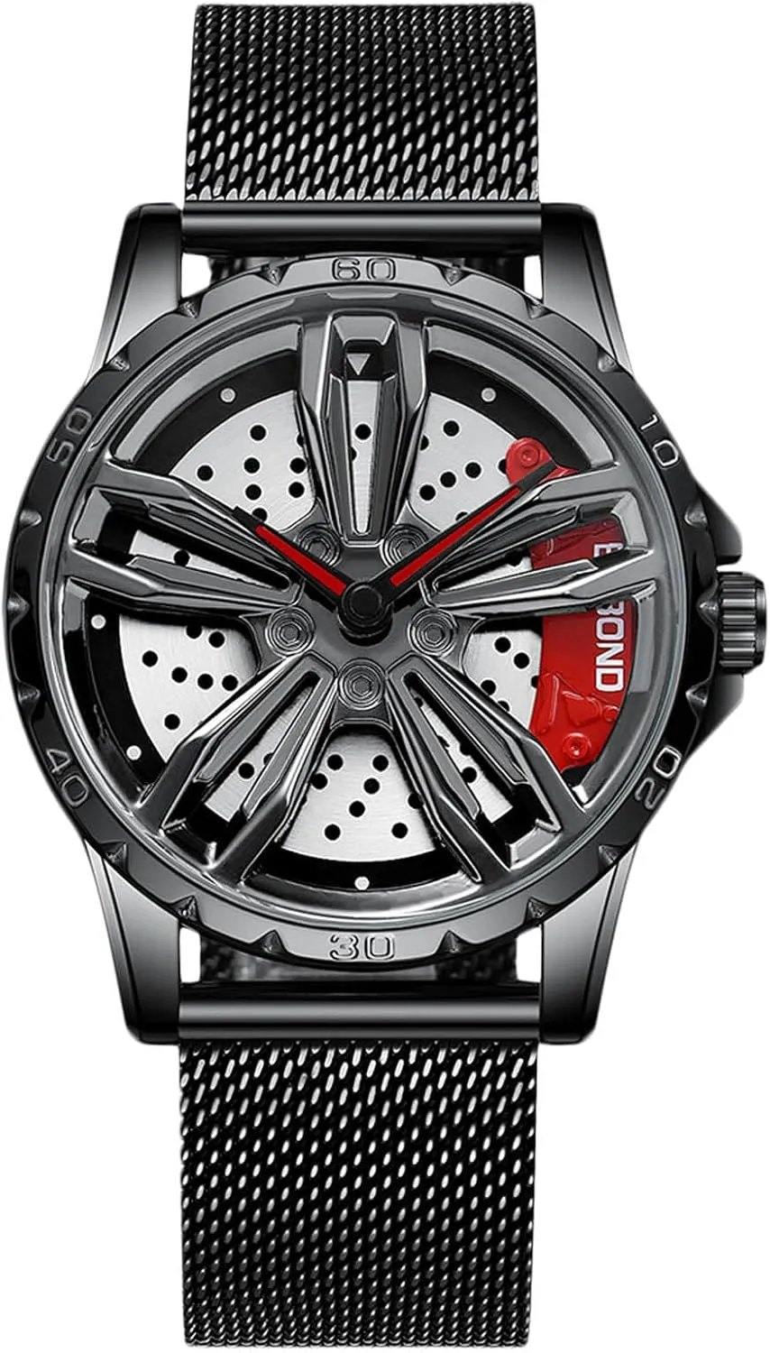 Design bipedal saltwater Watch Men??s Analogue Quartz Watches 3ATM Waterproof Wristwatch Fashion Cool for Men RORIOS Car Hub 