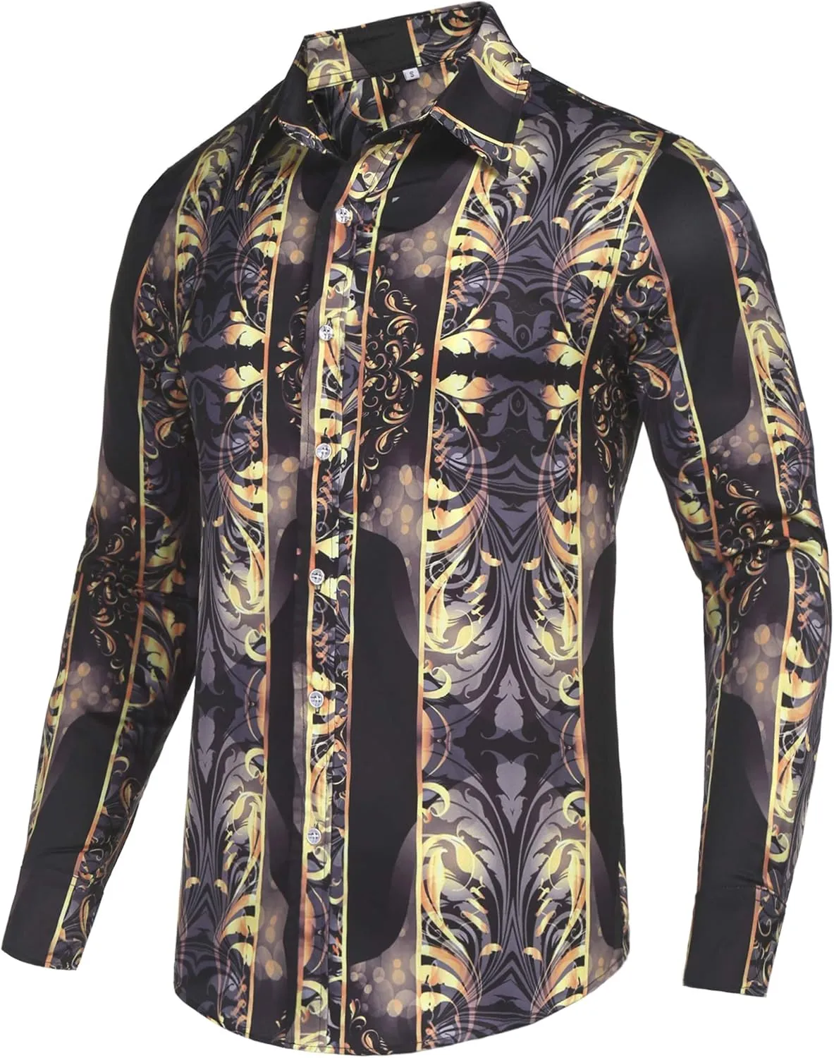 Design Print Dress Shirt Pacinoble strand consolidation flagellum dog apprise Mens Long Sleeve Fashion Luxury 