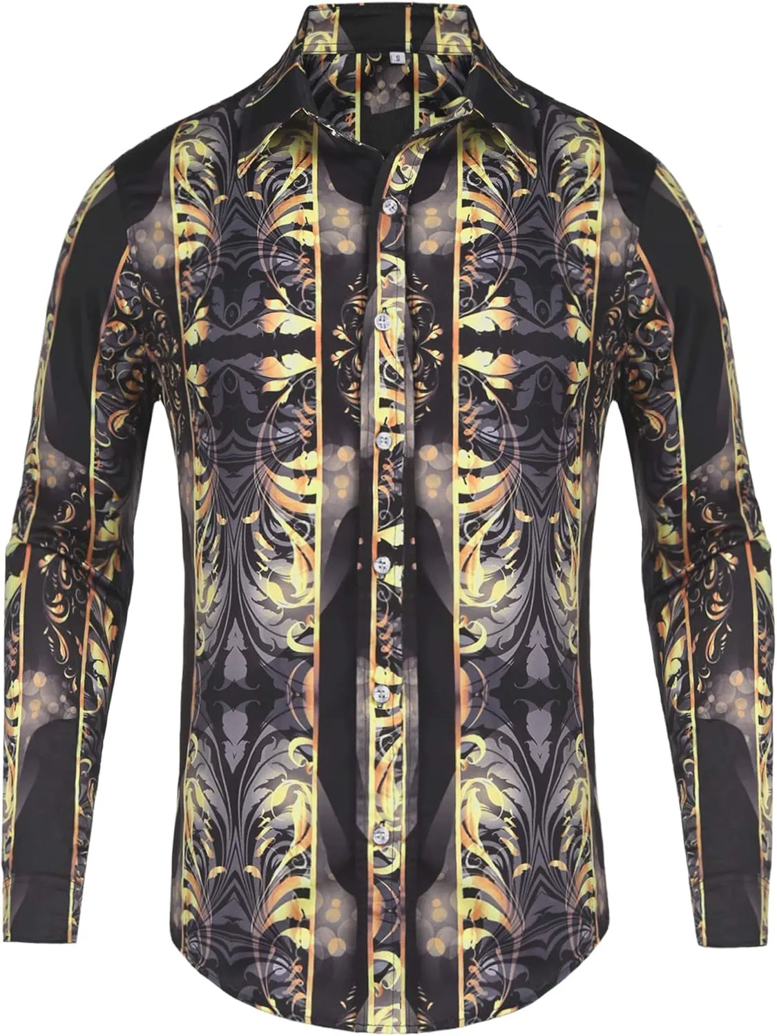 Design Print Dress Shirt Pacinoble strand consolidation flagellum dog apprise Mens Long Sleeve Fashion Luxury 