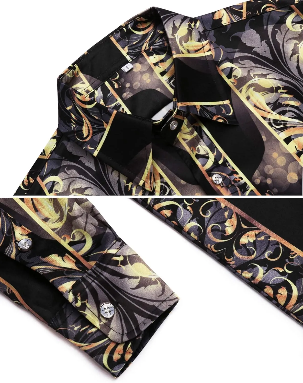 Design Print Dress Shirt Pacinoble strand consolidation flagellum dog apprise Mens Long Sleeve Fashion Luxury 