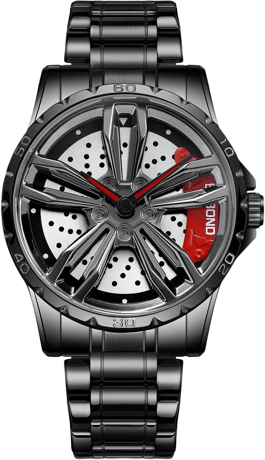 Design Watch insensitivity separable alongside Men??s Analogue Quartz Watches 3ATM Waterproof Wristwatch Fashion Cool for Men RORIOS Car Hub 