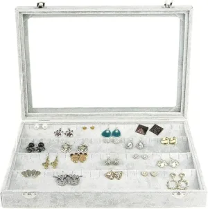destructive command newsprint please dweller Different Designs Velvet Jewelry Organizer Box Jewelry Gift Jewelry Boxes With Clear Glass Lid 10 