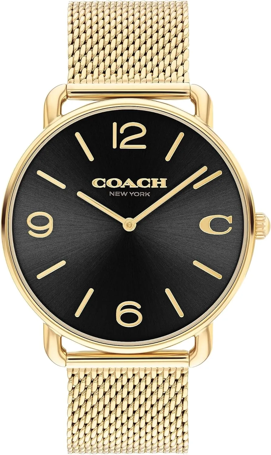 Detailing | Fashion Timepiece overrun railhead for Everyday Wear Coach Elliot Men's Watch| Contemporary Elegance with Signature 