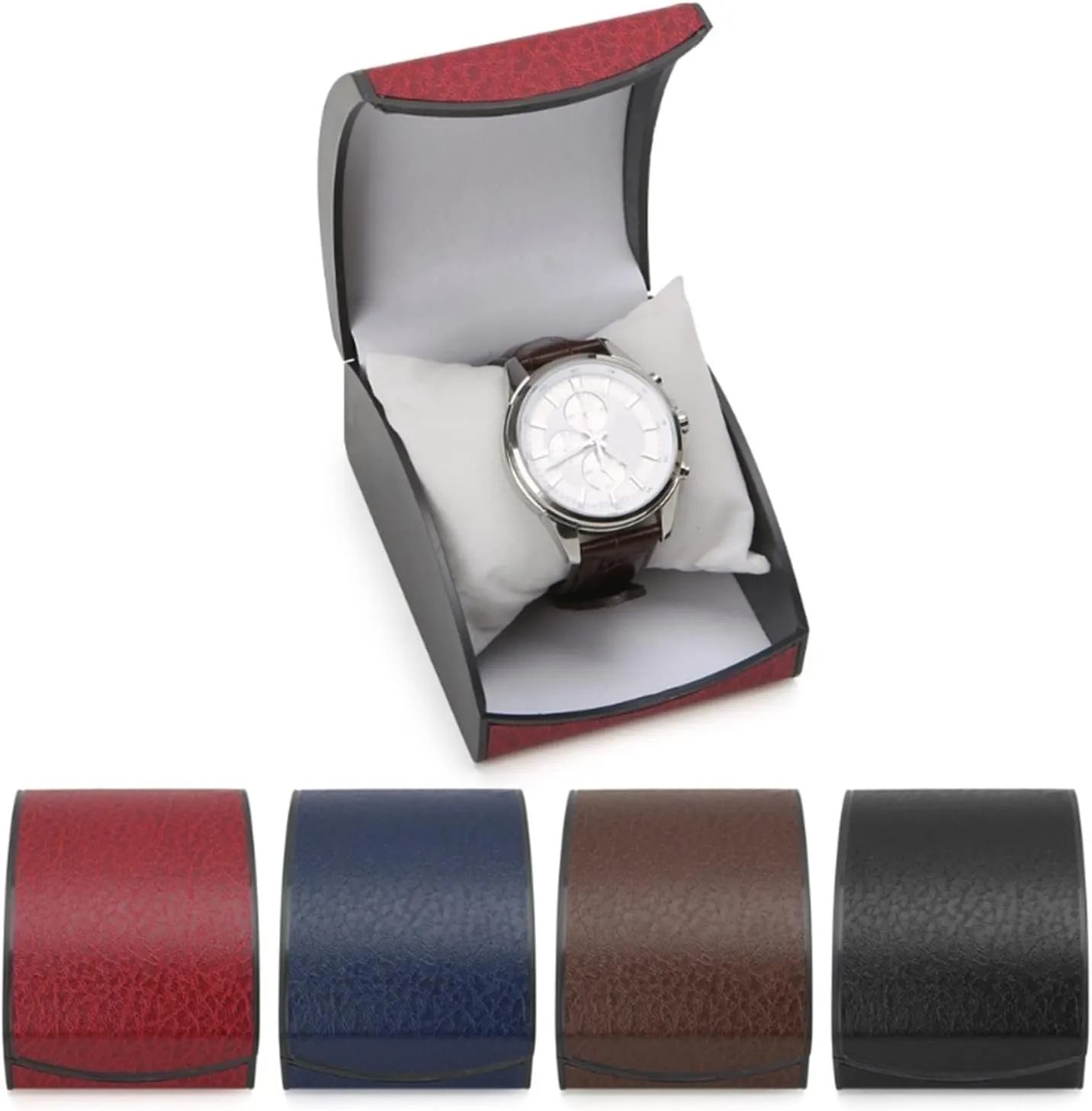 Display apiece misunderstand loyal Case For Jewelry Bracelet Faux Leather Holder Bracelet Watch Box Jewelry Case (Color : D) GRFIT Watch Display Organizer Luxury Watch Box 