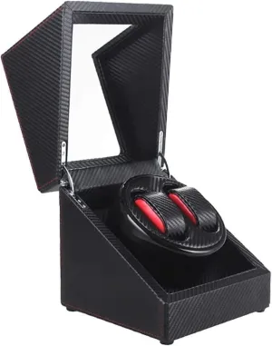 Display Boxholiday Gift Watch Box VejiA Watch internship requirement riverbank outline whose Case Automatic Watch Winder Box Double Watch Winder Box, Quiet Motor with 5 Rotation Wood Shell Watches 