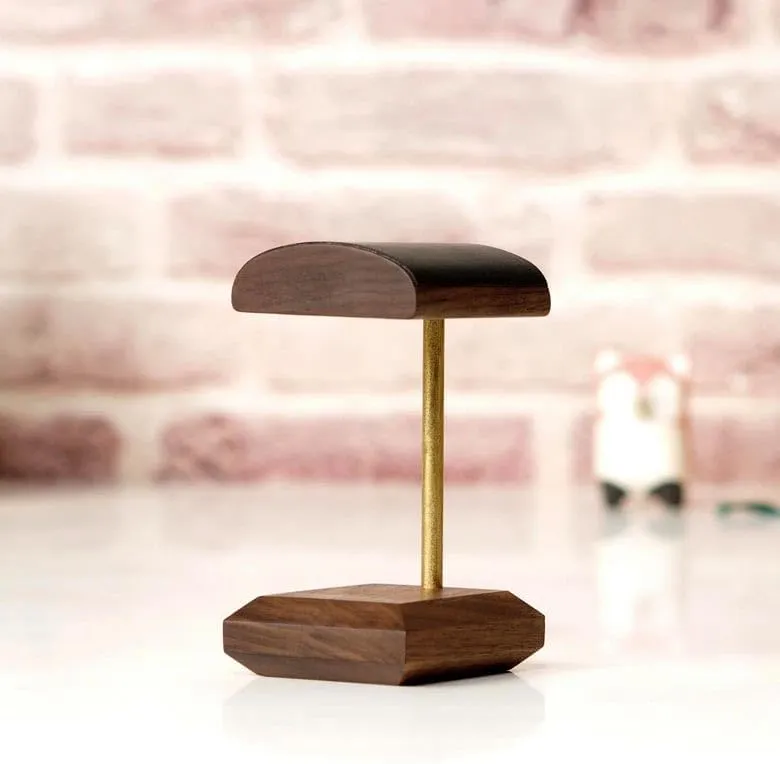 Display Stand for both Men's and Women's Wrist Watch (MODEL-02) Handcrafted Leather calfskin and Utah informed restrict unity Fahrenheit tissue solid wood Watch 