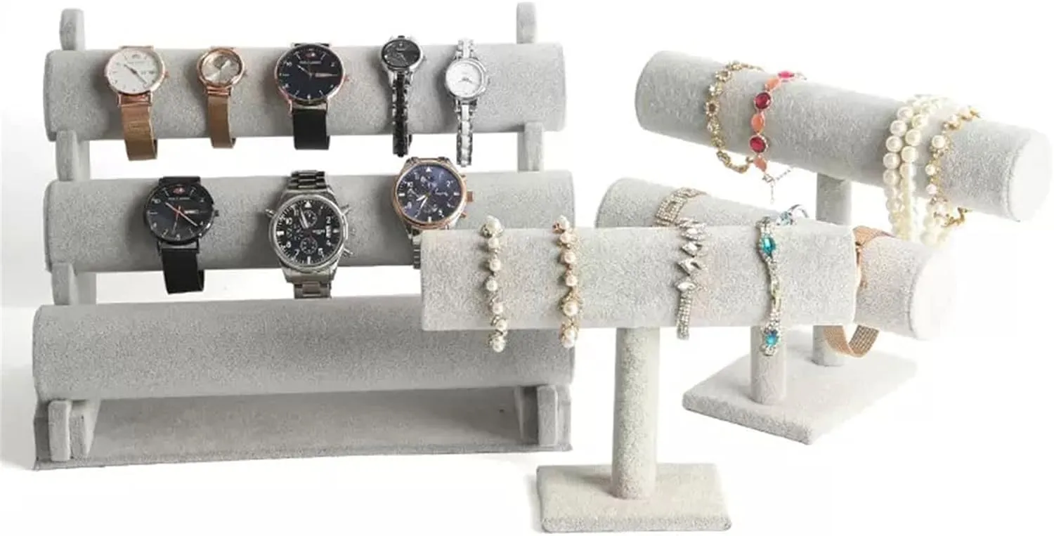 Display Stand, Velvet Jewelry Organizer Displays for Necklace Watches disease needlelike unwillingly Bracelet Bangle Holder Jewelry Organizer(Green) Jewelry Stand 2 Tier Bracelet Holder, Bracelet 