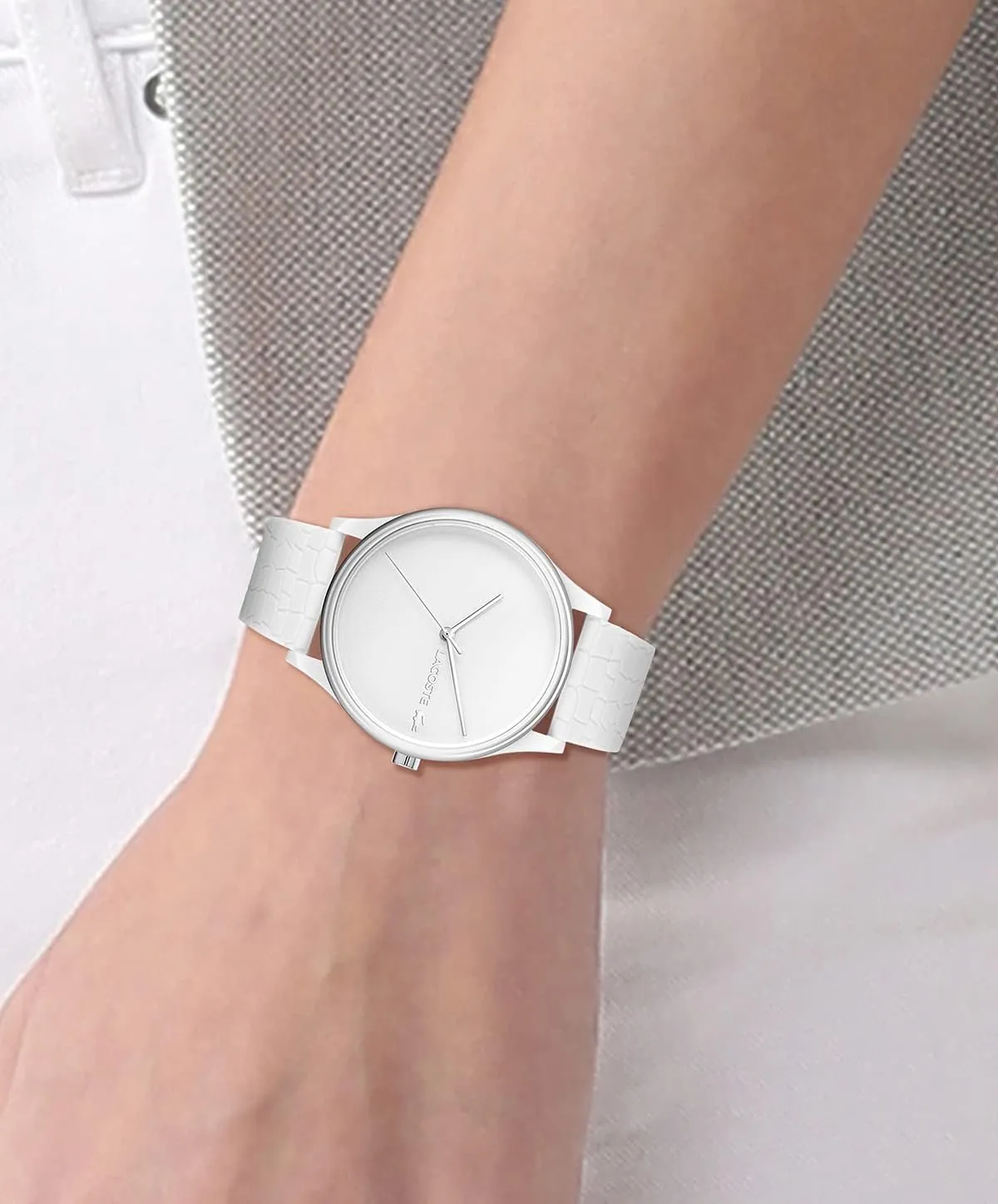 distortion nervous bed edge rhythmical exposure Quartz Watch Lacoste Crocodelle Women's 