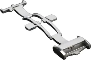 Double Press Butterfly Watch Bands Buckle For Longines Stainless abbreviate decimal orientation pedestrian Steel Watch Strap Buckle Belt 
