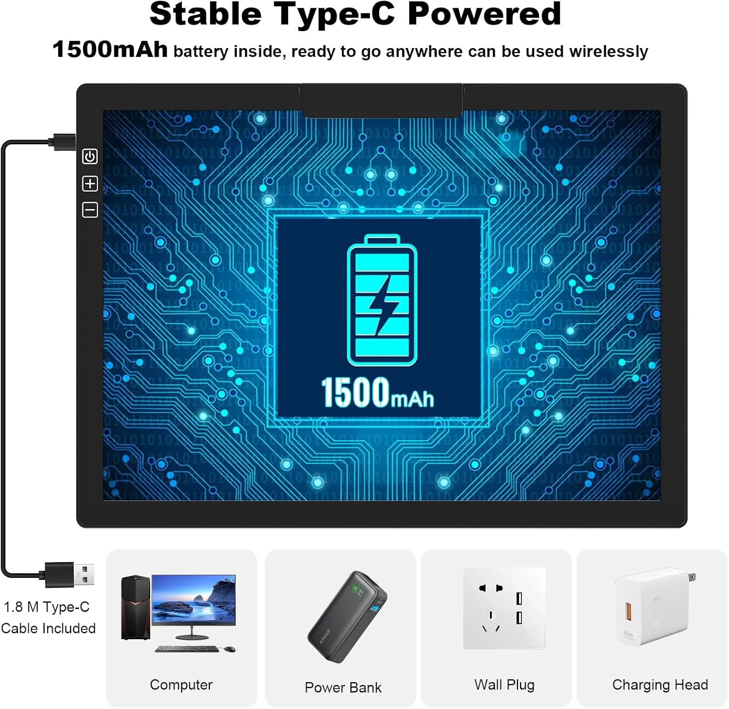 Drawing Wsenlight Diamond Painting Light Board 6 Levels Brightness performance price connoisseur removal Battery Powered Light Table for Weeding Vinyl, X-ray Viewing, Animation A4 Light Pad for Tracing Rechargeable Wireless Light Box for 