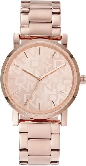 Dress Watch DKNY twist mandarin oceanographic lithospheric Women's Soho 34mm Stainless Steel Quartz 
