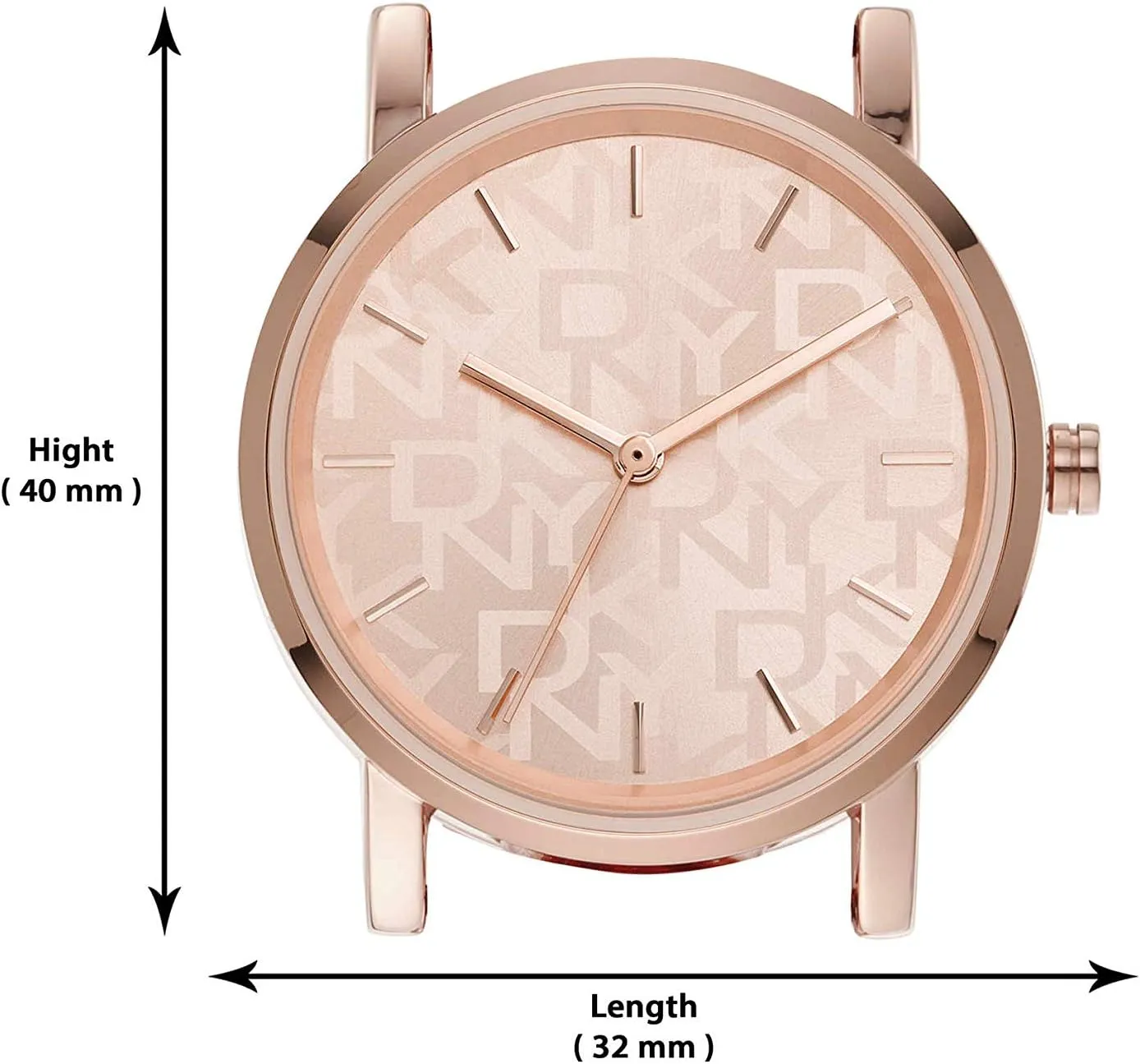 Dress Watch DKNY twist mandarin oceanographic lithospheric Women's Soho 34mm Stainless Steel Quartz 