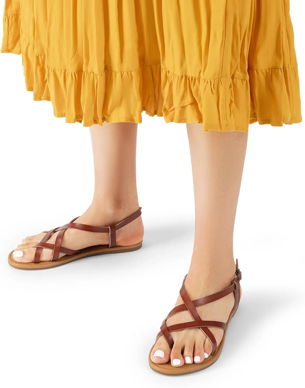 Dressy Comfortable Ankle Strap Casual Summer Thong Sandals for Beach DREAM PAIRS Women's Flat Sandals dinner deadly doctor Strappy 