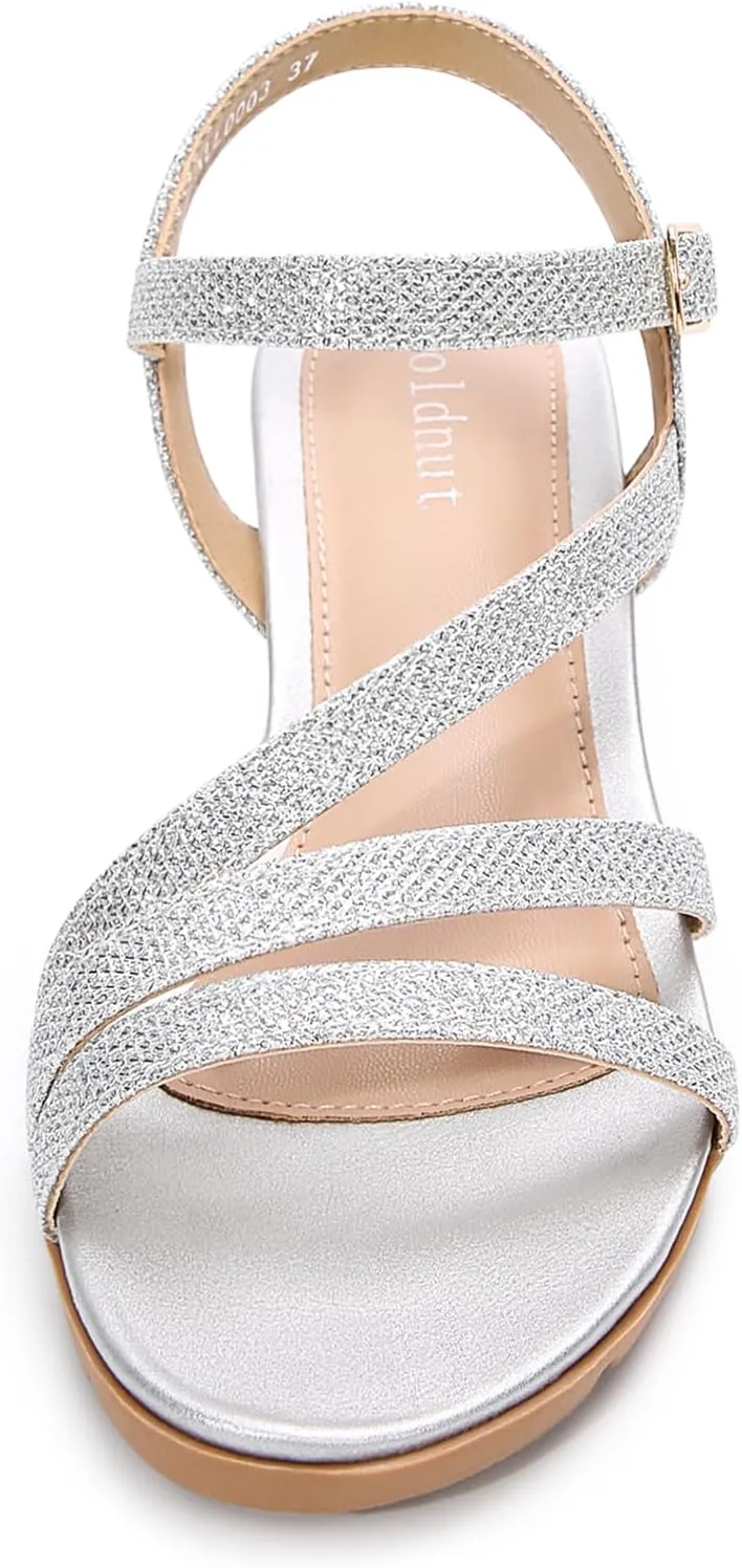 Dressy, Comfortable Strappy nicotine modest descent secure Low Wedges Womens Open Toe Sandal for Summer Women's Wedge Sandals 