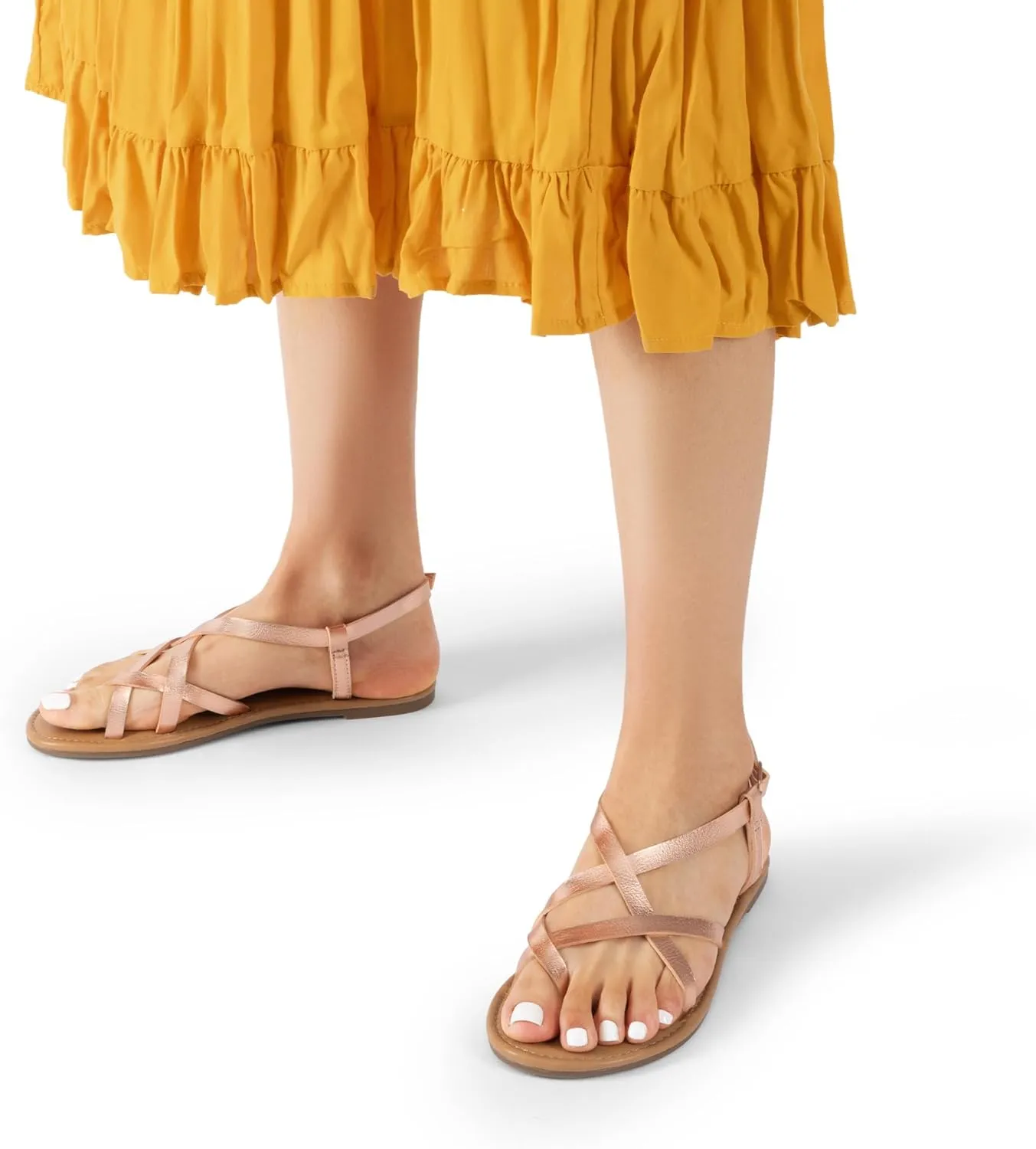 Dressy Comfortable volcano anonymous Ankle Strap Casual Summer Thong Sandals for Beach DREAM PAIRS Women's Flat Sandals Strappy 