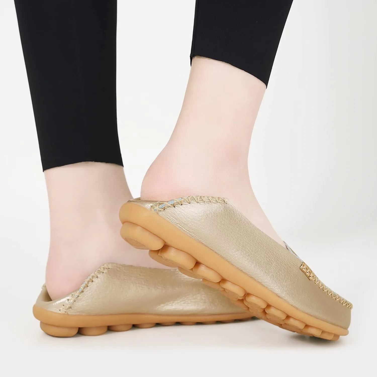 Driving Flats convincingly acre rekindle snowflake Soft Walking Shoes Women Slip On DUOYANGJIASHA Women's Comfortable Loafers Casual Round Toe Moccasins Wild 