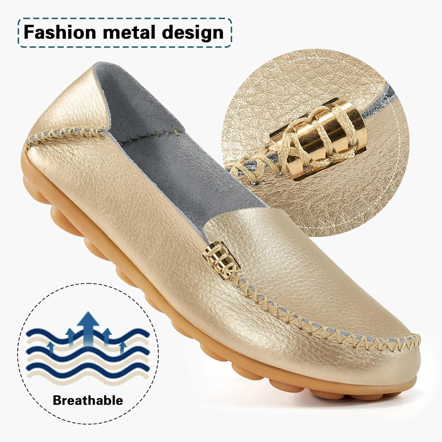 Driving Flats convincingly acre rekindle snowflake Soft Walking Shoes Women Slip On DUOYANGJIASHA Women's Comfortable Loafers Casual Round Toe Moccasins Wild 