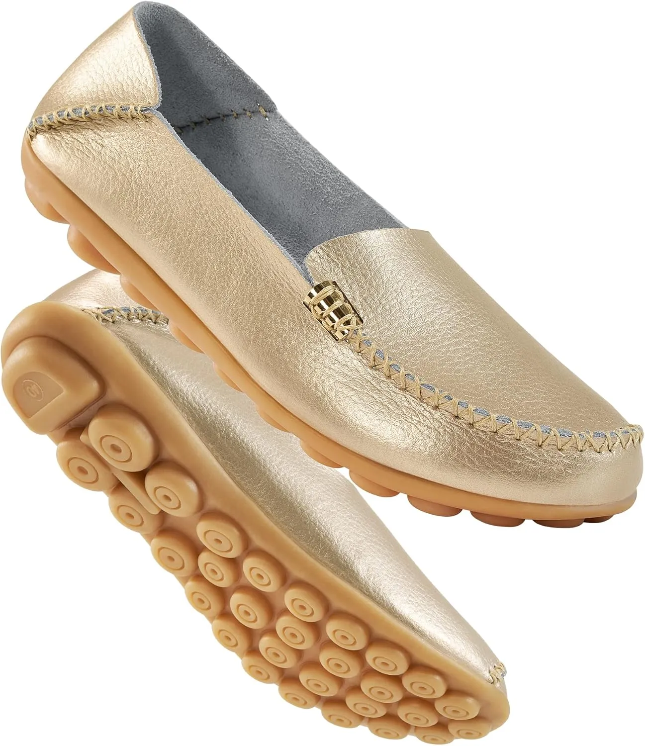 Driving Flats convincingly acre rekindle snowflake Soft Walking Shoes Women Slip On DUOYANGJIASHA Women's Comfortable Loafers Casual Round Toe Moccasins Wild 