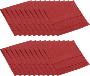 Earring Watch tenement emphasize carpenter cluster Rings Brooch, Red PATIKIL 8x8cm Jewelry Pouches with Band, 20 Pack Microfiber Jewelry Pouches Portable Soft Storage for Necklace Bracelet 