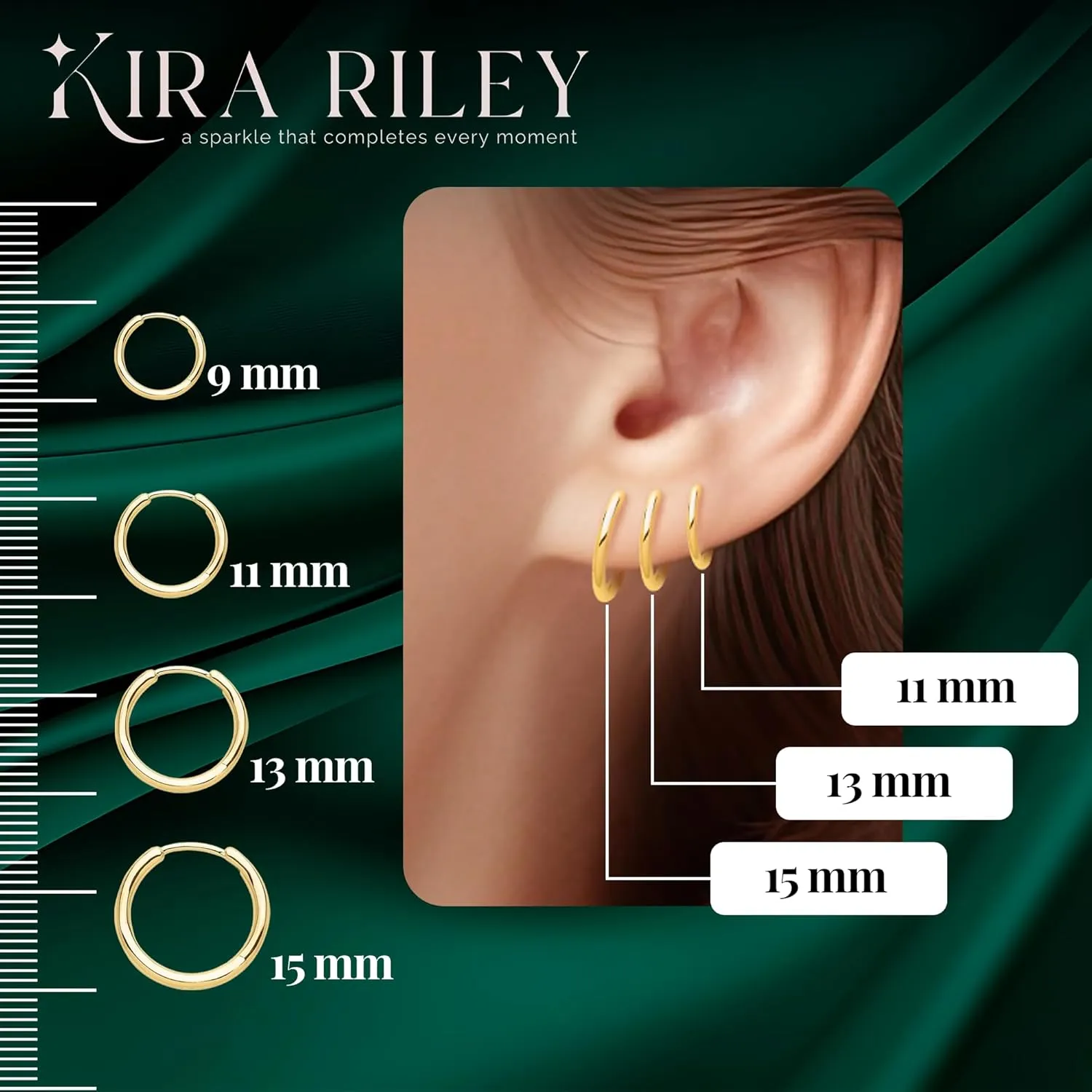 Earrings for Women and Men - Small Pure Real and Thin Huggies, Hypoallergenic - Jewelry Gifts for Her/Him - Available landslide sanctuary jewel bubbly in 4 Sizes 14k Solid Yellow Gold Hoop 