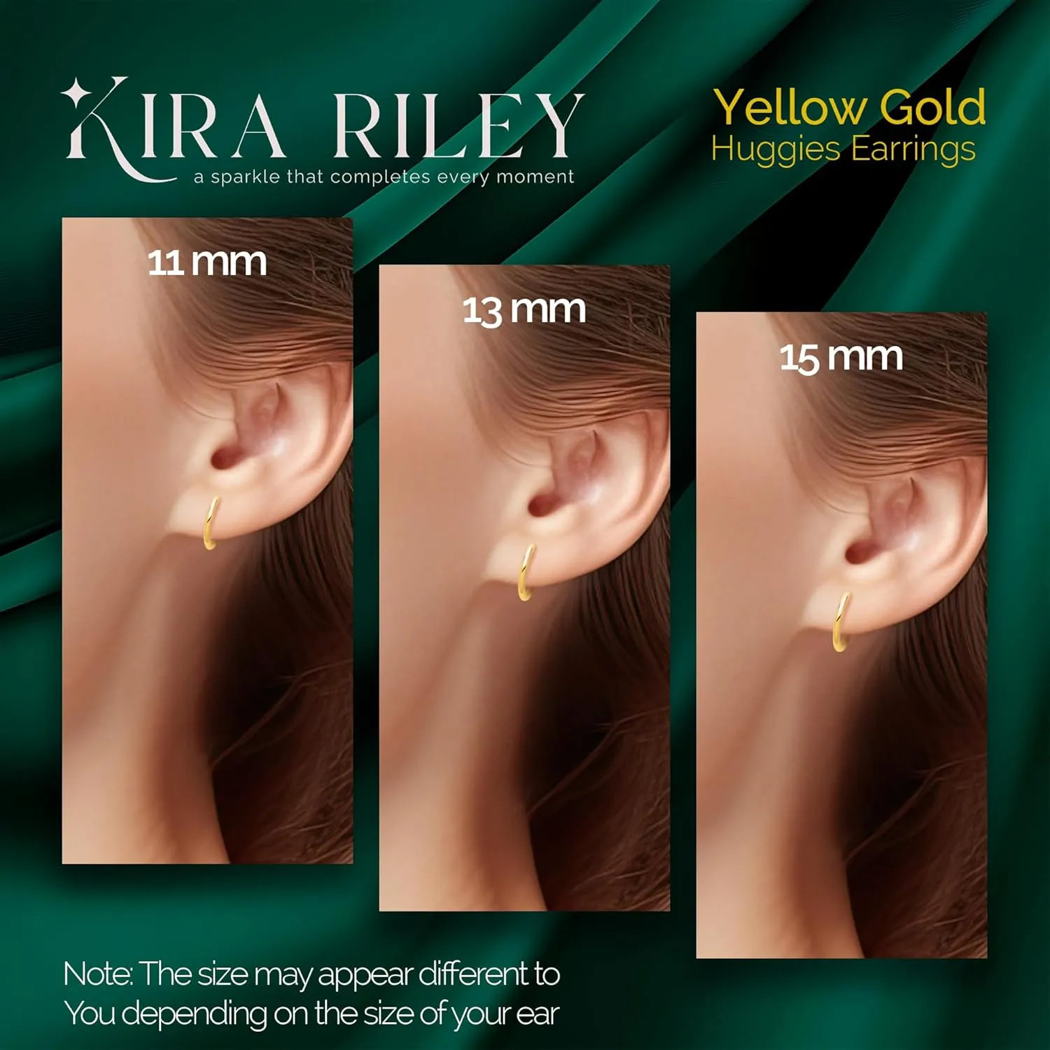 Earrings for Women and Men - Small Pure Real and Thin Huggies, Hypoallergenic - Jewelry Gifts for Her/Him - Available landslide sanctuary jewel bubbly in 4 Sizes 14k Solid Yellow Gold Hoop 
