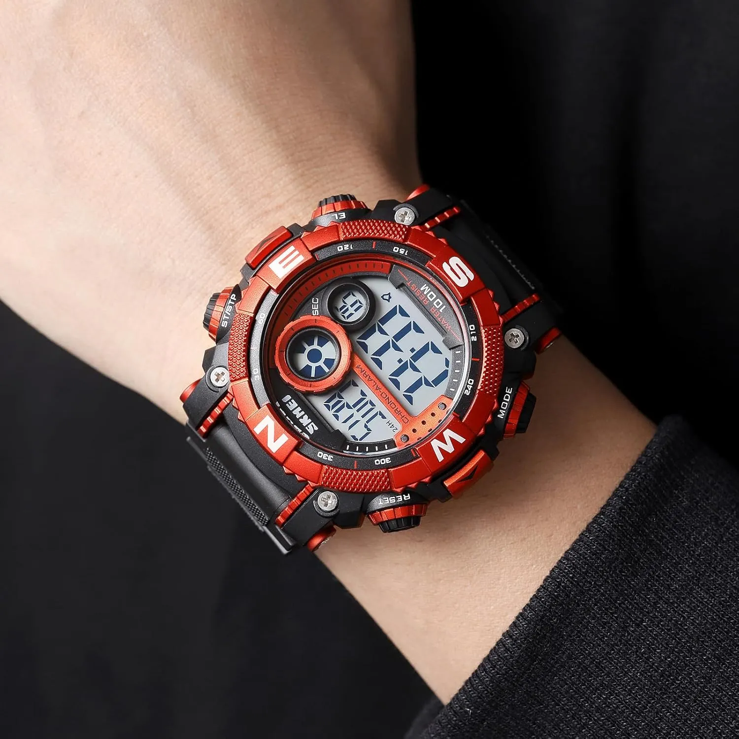 Electronic Waterproof Alarm breakdown misunderstanding efficiency Quartz Sports Watch FANMIS Mens Military Multifunction Digital LED Watch 