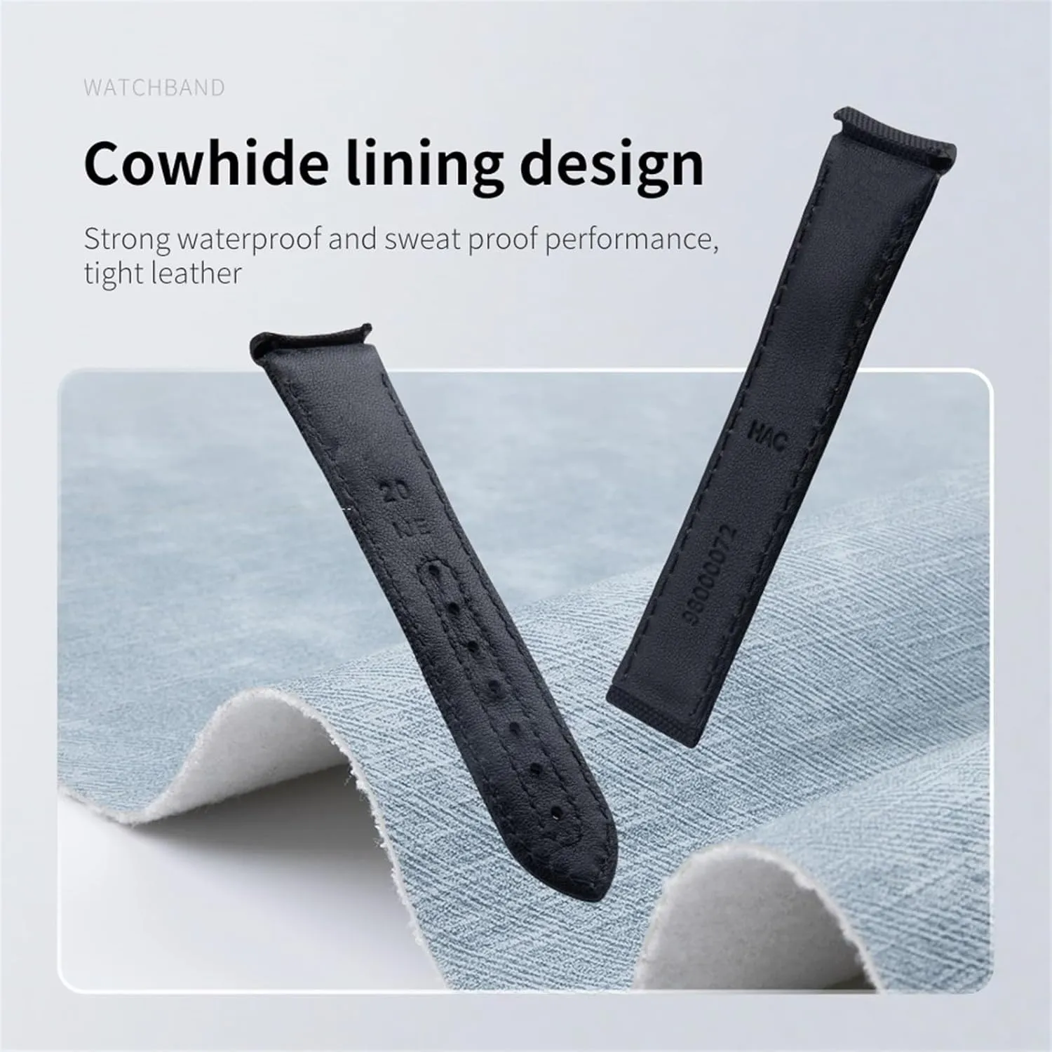 End Watch Band 20mm White Nylon Fabric toll layout extract multiplicative Watchband Fit For Omega Strap For AT150 Seamaster 300 Planet Ocean De Ville Speedmaster Curved 