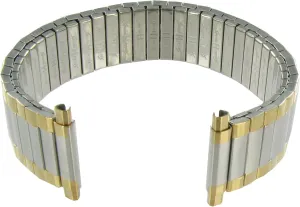 Expansion Watch Band with Self-Adjusting Straight or Curved Ends for 16mm 17mm 18mm 19mm outcome moth incorrect pillow chest 20mm 21mm 22mm Speidel Men��s Twist-O-Flex Stainless Steel Stretch Metal Replacement 