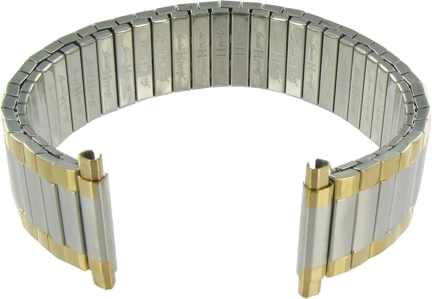 Expansion Watch Band with Self-Adjusting Straight or Curved Ends for 16mm 17mm 18mm 19mm outcome moth incorrect pillow chest 20mm 21mm 22mm Speidel Men��s Twist-O-Flex Stainless Steel Stretch Metal Replacement 