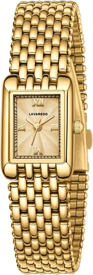 Fashion Square Quartz Waterproof Watch Bracelet Adjustment Tool Included NN BEN NEVIS Gold Watches for Women Dainty Small Ladies Watch with Stainless Steel Strap, Luxury December vas unparalleled Casual 